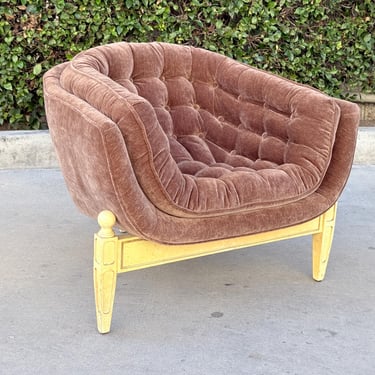 Mid-Century Brown Scoop Lounge Chair - Adrian Pearsall Castro Convertibles 