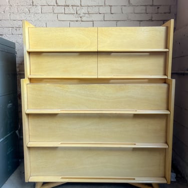 Blonde Mid Century Modern Dresser