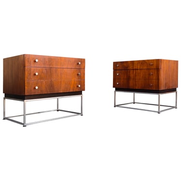 Pair of Merton Gershun for American of Martinsville Nightstands or End Tabls