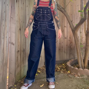 Y2K 2000’s Shiny Denim Overalls 