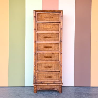 Handsome Faux Bamboo Lingerie Chest