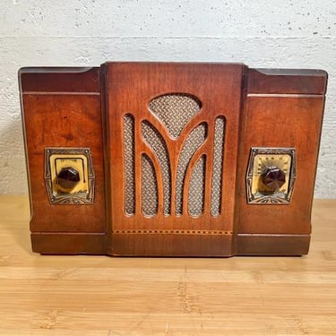 1934 Packard-Bell AM Art Deco Radio, A True Original Model 35 