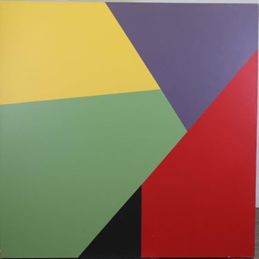 Original MURRY HANDLER Hard-Edge Abstract PAINTING 60x60