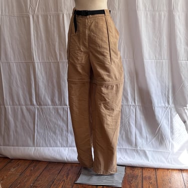 Vintage 2006 • The North Face • Tekware Convertible Hiking Pants • XL • Khaki • Zip Off • Cargo Pants / Shorts •  NWT Deadstock 