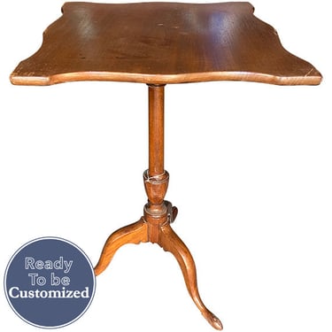20'' Unfinished Vintage Dining Table #08971