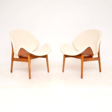 Pair of Danish Vintage Lounge Chairs by Hans Olsen