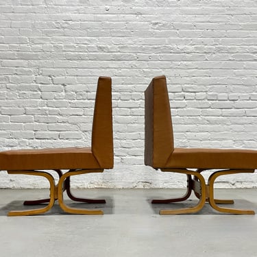 PAIR - Mid Century Modern BENTWOOD Lounge Chairs by Ludvik Volak, made in Czechoslavakia, c. 1960s 