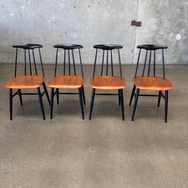 Set of Four Mid Century "Pia" Dining Chairs - Norway
