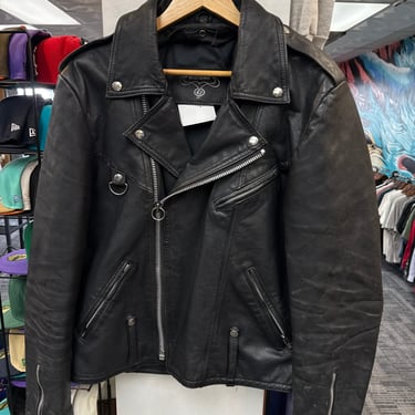 Vintage Bullskins Leather Biker Jacket