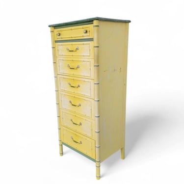 Thomasville Faux Bamboo Lingerie Dresser/ Chest 