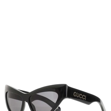 Gucci Women Black Acetate Sunglasses