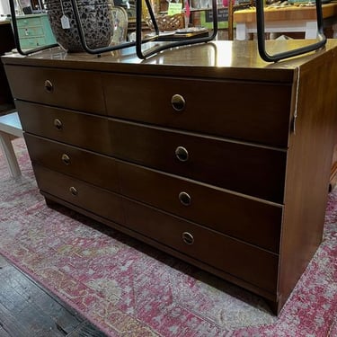 Mid century 6 drawer dresser by Basset. 50” x 17.5” x 30.5” 