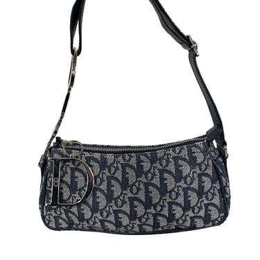 Dior Logo Canvas Shoulder Bag