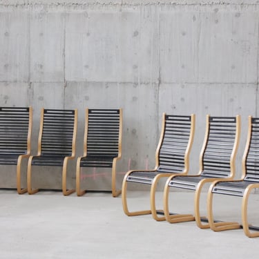 Terje Hope Slatted Dining Chairs