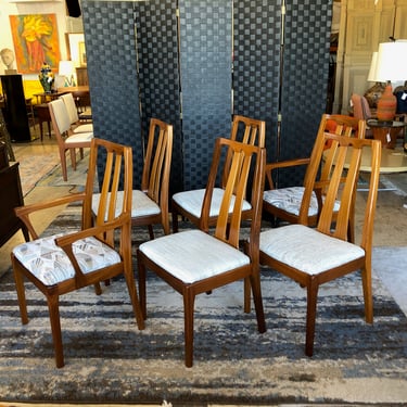 Set of 6 Nathan Teak Dining Chairs