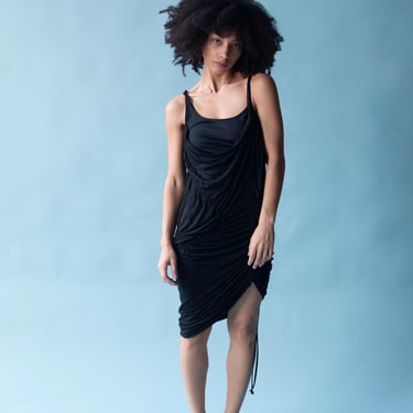 Black Jersey Dress | Hussein Chalayan 
