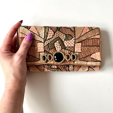 Antique French Purse 1920s Clutch Style Art Deco 