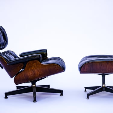 1960s Eames 670/671 Lounge Chair & Ottoman