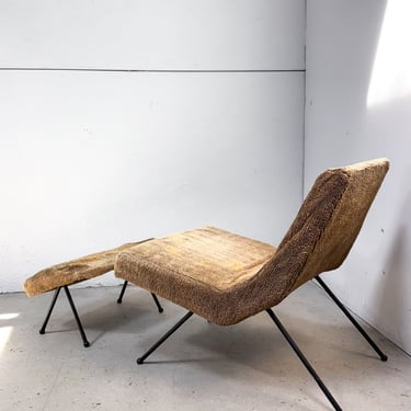 American Designer, Adrian Pearsall, RARE Lounge Chair and Ottoman