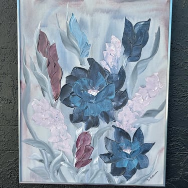 Impasto Floral Original Oil Painting