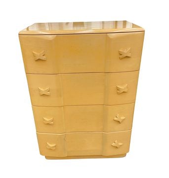 Heywood Wakefield 4-drawer Rio dresser, 44.5H. 32W. 19.5D