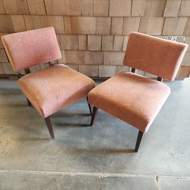 Pair of MCM Upholstered Chairs