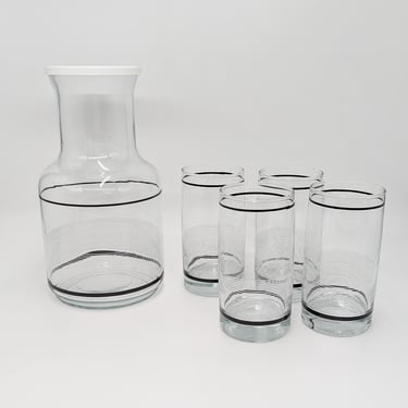 Vintage Glass & Jug Picnic Set 