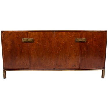 Decorator MCM Walnut Sideboard | Dresser w. Asian Flair