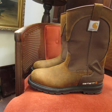 Carhartt Men's Boots, Leather, Steel Toe, Like New, Worn Once Size 9.5 