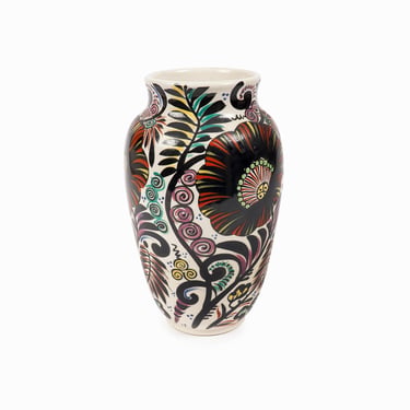 Vintage Japanese Ceramic Vase Flowers Japan Mid Century 