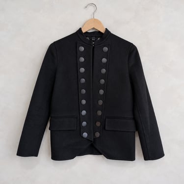 BURBERRY, Long Sleeve Cashmere Military Jacket, 38