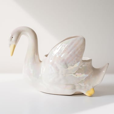 Ceramic Swan Planter 