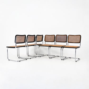 Dining Chairs Style B32 by Marcel Breuer, Set of 6 