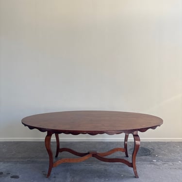 French walnut dining table