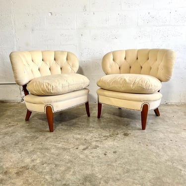 Otto Schulz Scandinavian Modern Lounge Chairs - a pair 