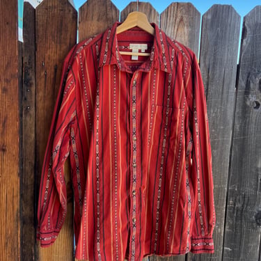 Vintage 1990s the Territory Ahead Western Style Button Down Shirt, Size XL 
