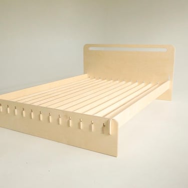 The Oslo - Scandinavian Minimalist Bed Frame & Headboard 