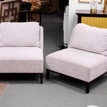 Pair of Anees Furniture 'Parkview' Custom Club Chairs