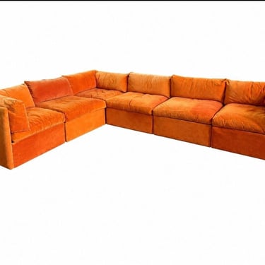 Adrian Pearsall 6-Piece Modular Sectional for Craft Associates, 1970