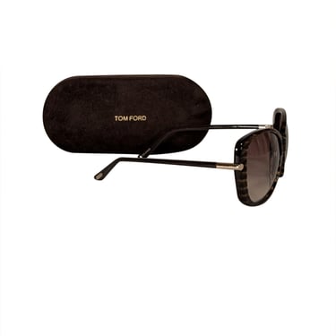 Tom Ford - Brown Large Linda Sunglasses
