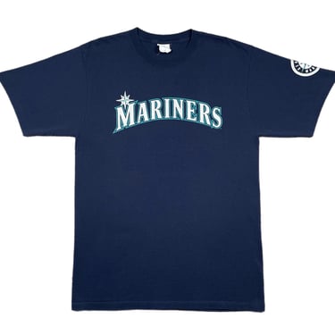 Vintage 90s Majestic Seattle Mariners Baseball Ichiro Suzuki #51 Jersey T-Shirt (Medium/Large) 