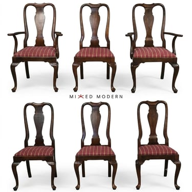 Cherry Dining Chairs by Ethan Allen - Set of 6 