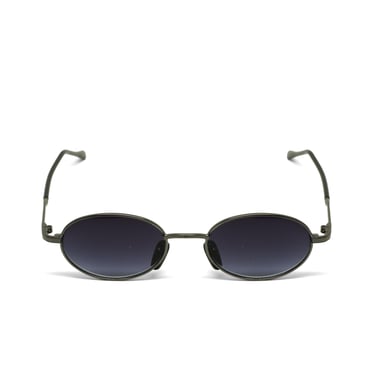 Authentic Vintage 90s Grey Oval Frame Deadstock Sunglasses 