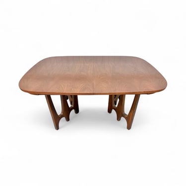 Mid-Century Modern Broyhill Brasilia Walnut Dining Table 