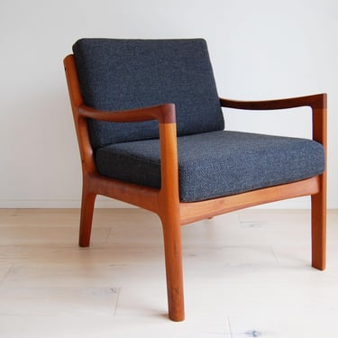 Danish Modern Ole Wanscher Teak Lounge Chair by France and Son 