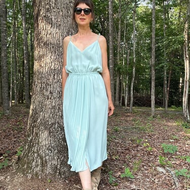1980s Georgette Dress The Gilberts For Tally, Medium 