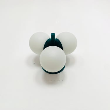 Mid-Century Modern Opaline Sputnik Flush Lamp by Kaiser Leuchten | 1960s 