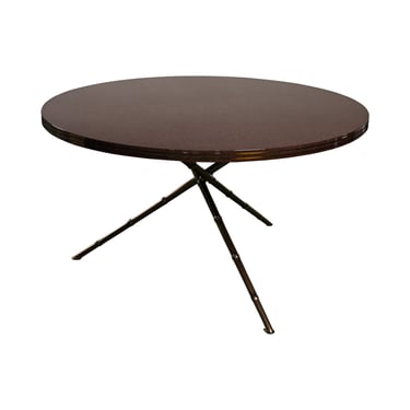 Floor Model | Miles Redd 54" Round Dining Table in Brown Porphyry