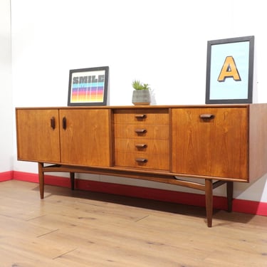 Mid Century Modern Vintage Teak Brasilia Credenza Sideboard by G Plan Vintage Furniture Danish Style 