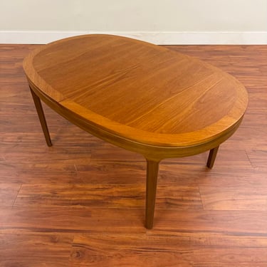 Nathan Vintage Teak Butterfly Leaf Dining Table
